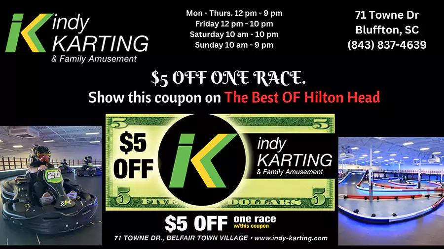 Indy Karting & Family Amusement Discount Offer