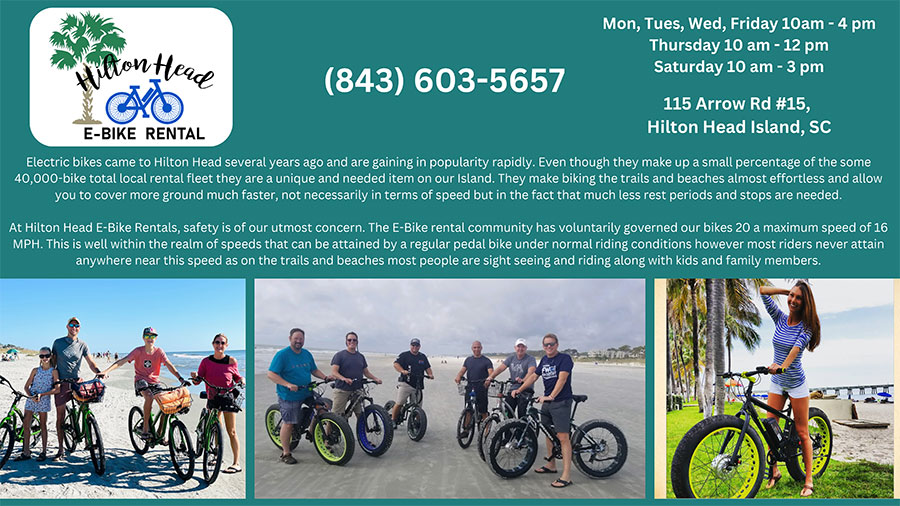 Hilton Head E-Bike Rental