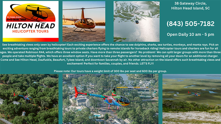 Hilton Head Helicopter Tours